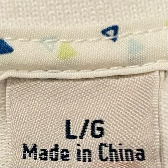 Original Penguin White Polo with Pink and Blue Stripes Large - Picture 4 of 4